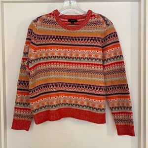 Jcrew fair isle style sweater